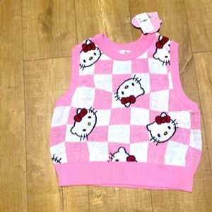 Hello Kitty | Jackets u0026 Coats | Nwt Target Hello Kitty Sweater Vest |  Poshmark